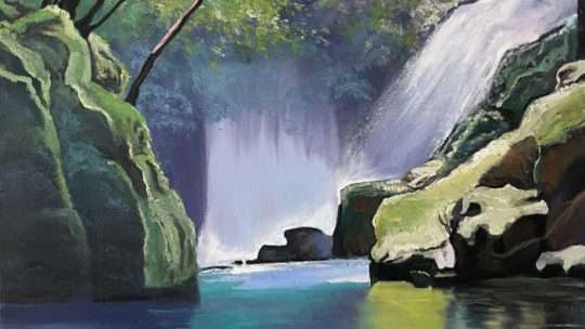Водопад в живописи: символ движения, силы и очищения