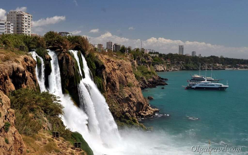 водопад дюден в анталии