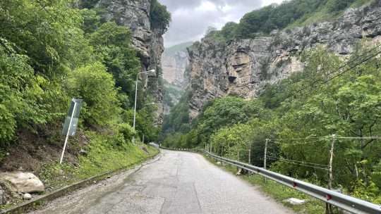 Дорога на Чегемский водопад