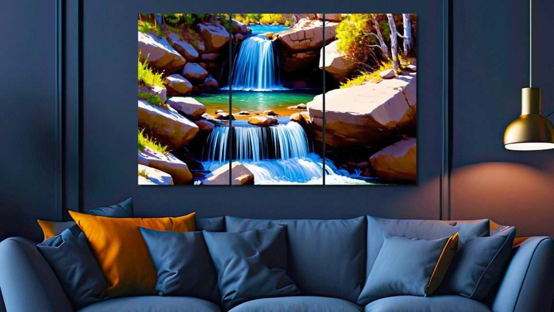 КАРТИНЫ ДЛЯ ДОМА ВОДОПАД: ОДА ПРИРОДНОЙ ГАРМОНИИ В ВАШЕМ ИНТЕРЬЕРЕ