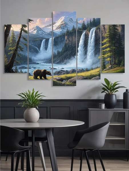 Купить водопад картину водопад: как преобразить интерьер с помощью искусства